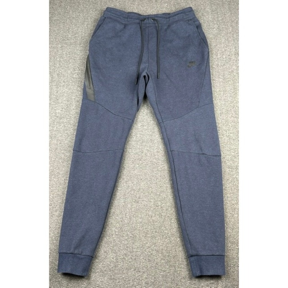 Nike Tech Fleece Joggers Mens Small Blue Heather Sweatpants 805162-473